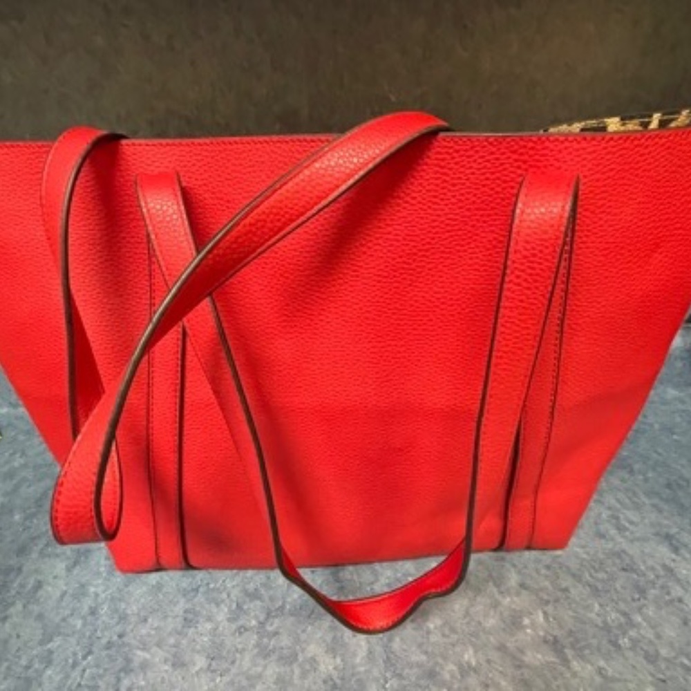 New Red Purse/Tote Bag 3-Piece Set